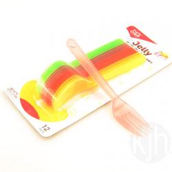 多彩喱叉，12支/板