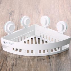 無(wú)痕吸盤(pán)轉(zhuǎn)角置物架  