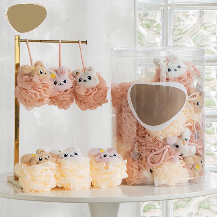 兔兔公仔桶裝沐浴球