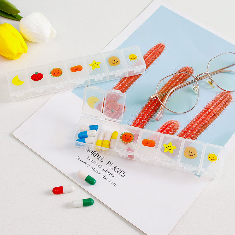 7格藥盒  2/包 (48個(gè)/