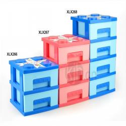 積木小層柜（正方2小、3