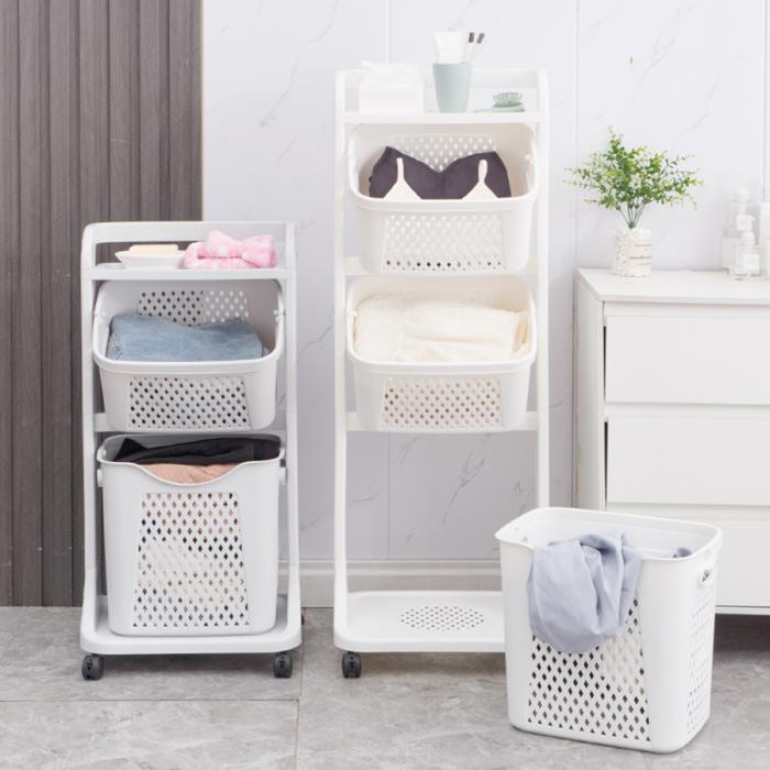 推車臟衣收納架(二層/