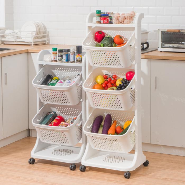 推車廚房收納架(二層/