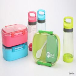 新彩獨立內格餐盒+水