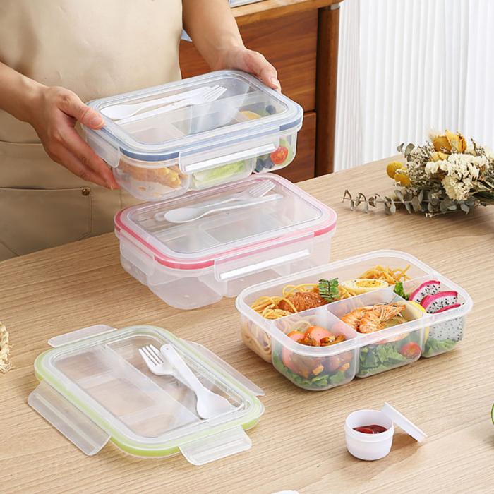四格便當盒 (透明款)