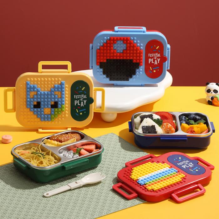 600ml 獨立密封積木不